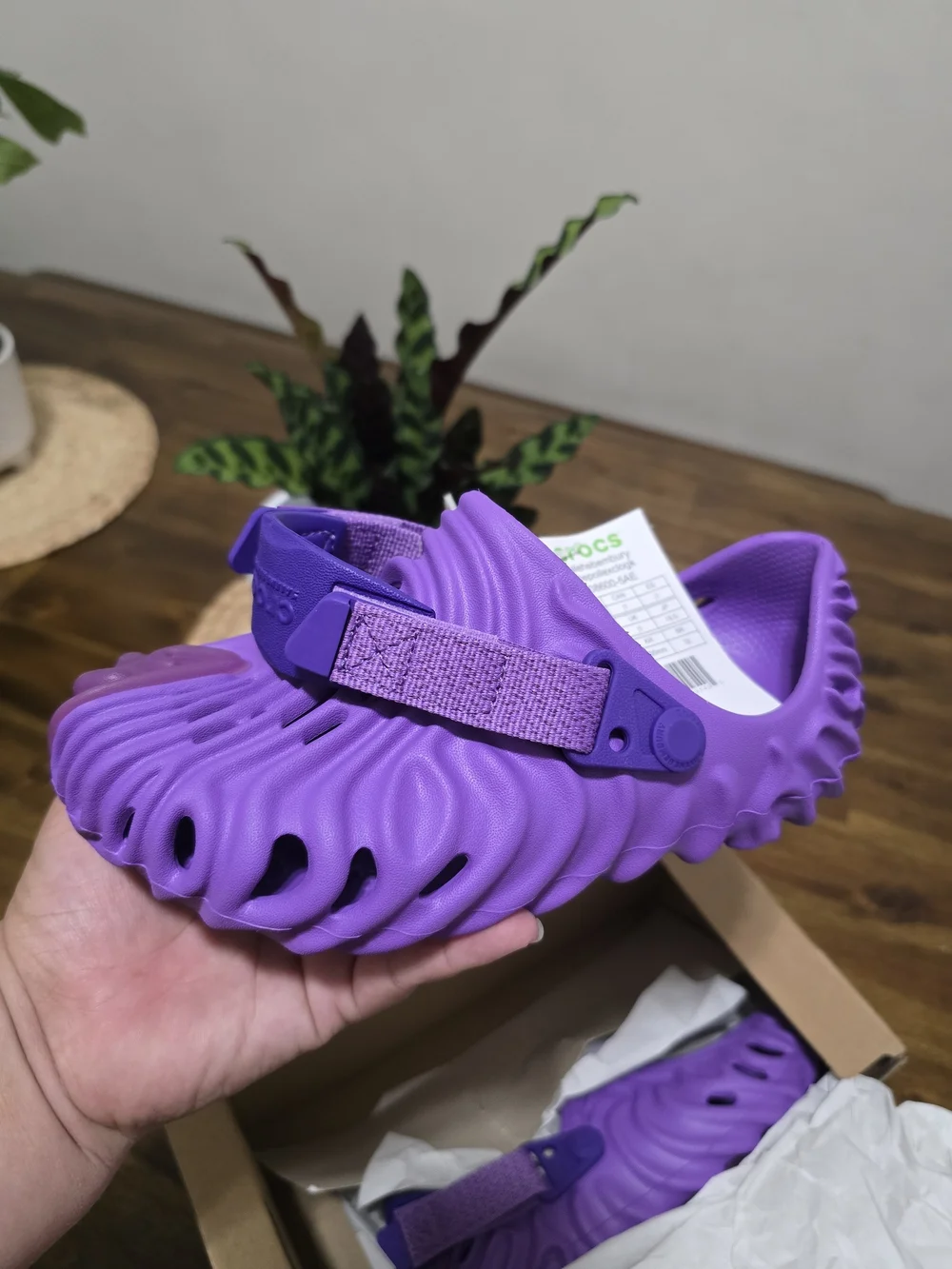 Crocs Kids' Foam Clog - Purple